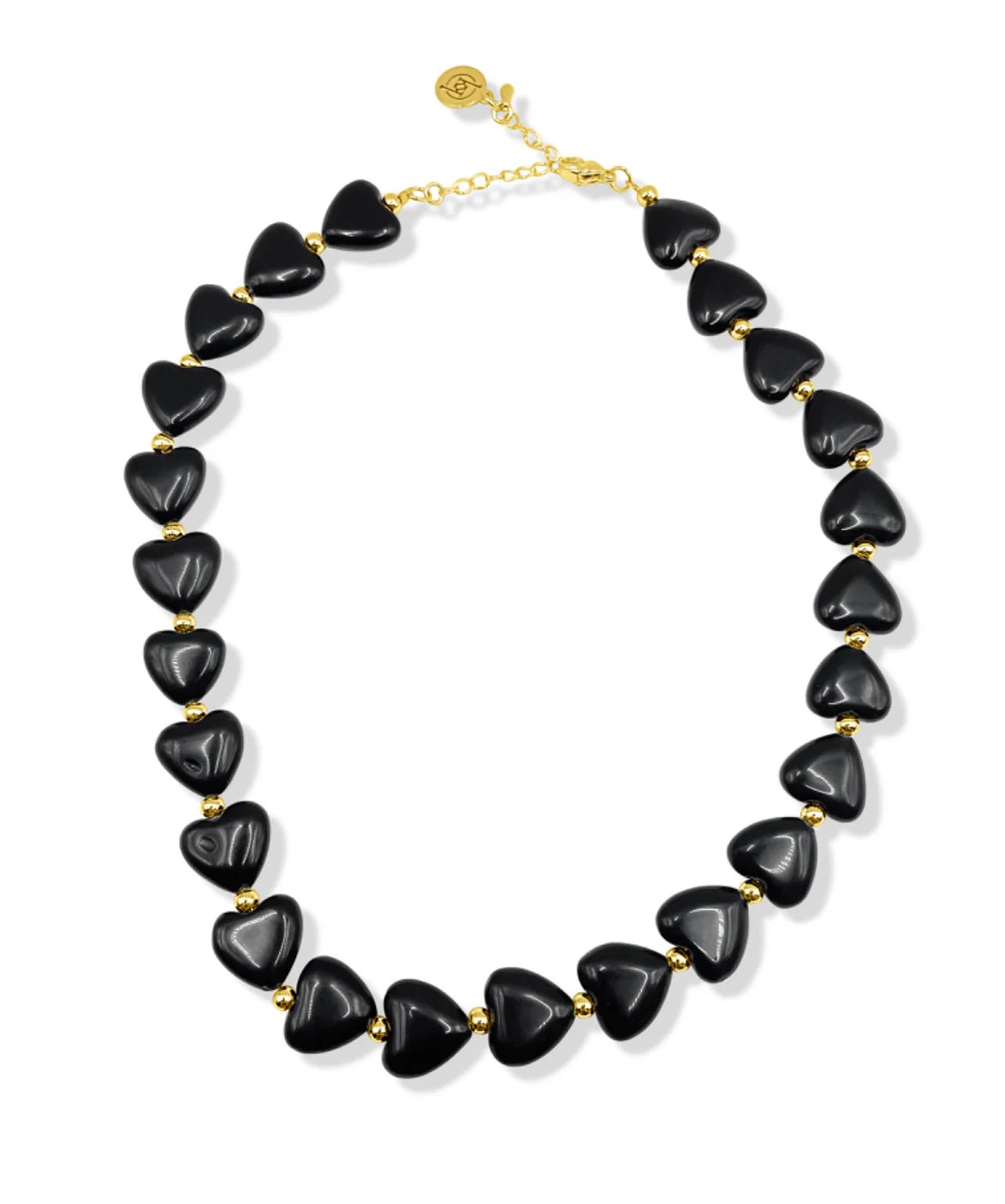 Gemma Heart Bead Necklace - Elle Maxine