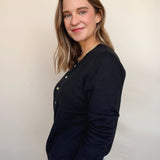 Genna Button Down Cardigan - Elle Maxine