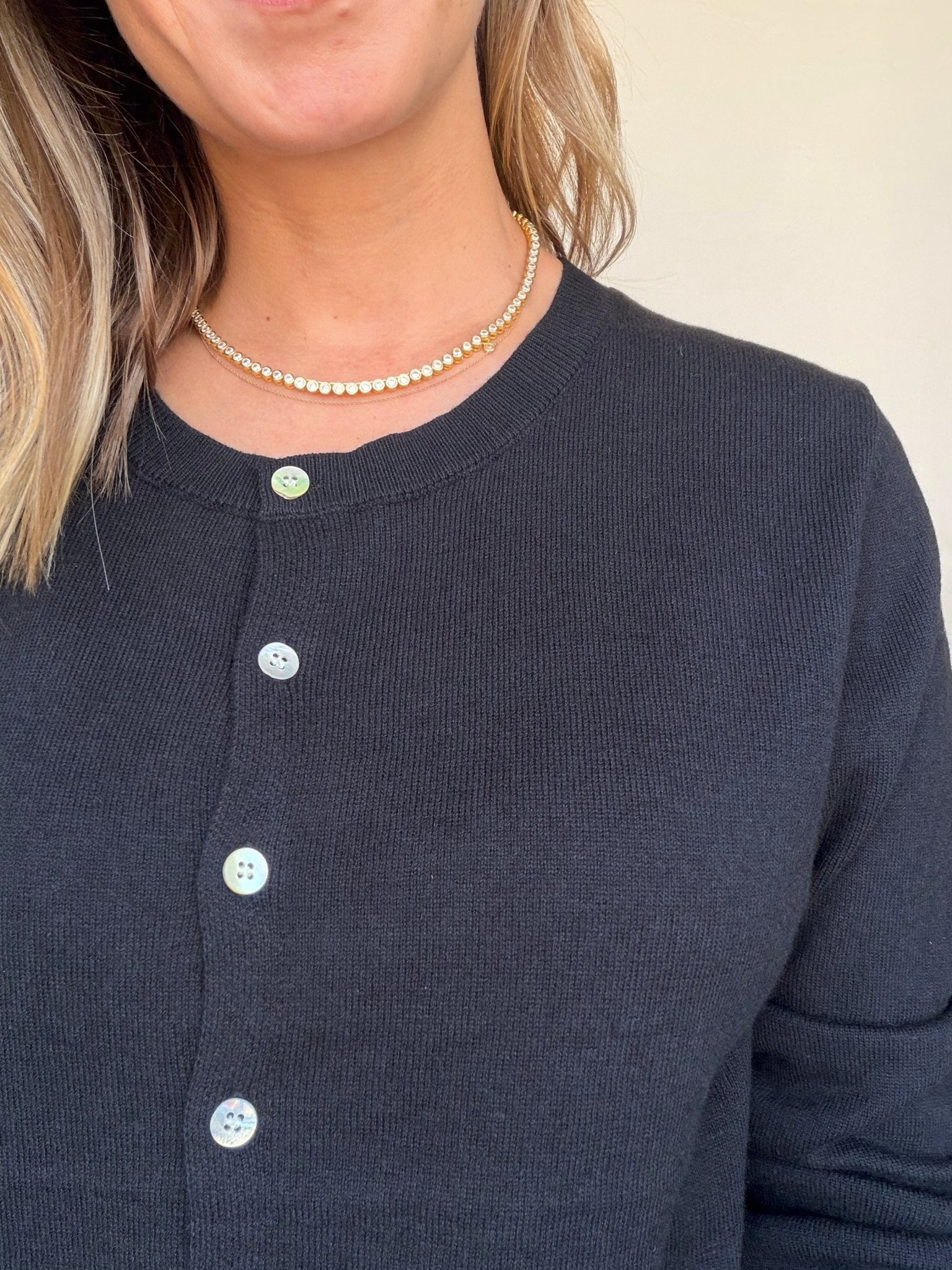 Genna Button Down Cardigan - Elle Maxine