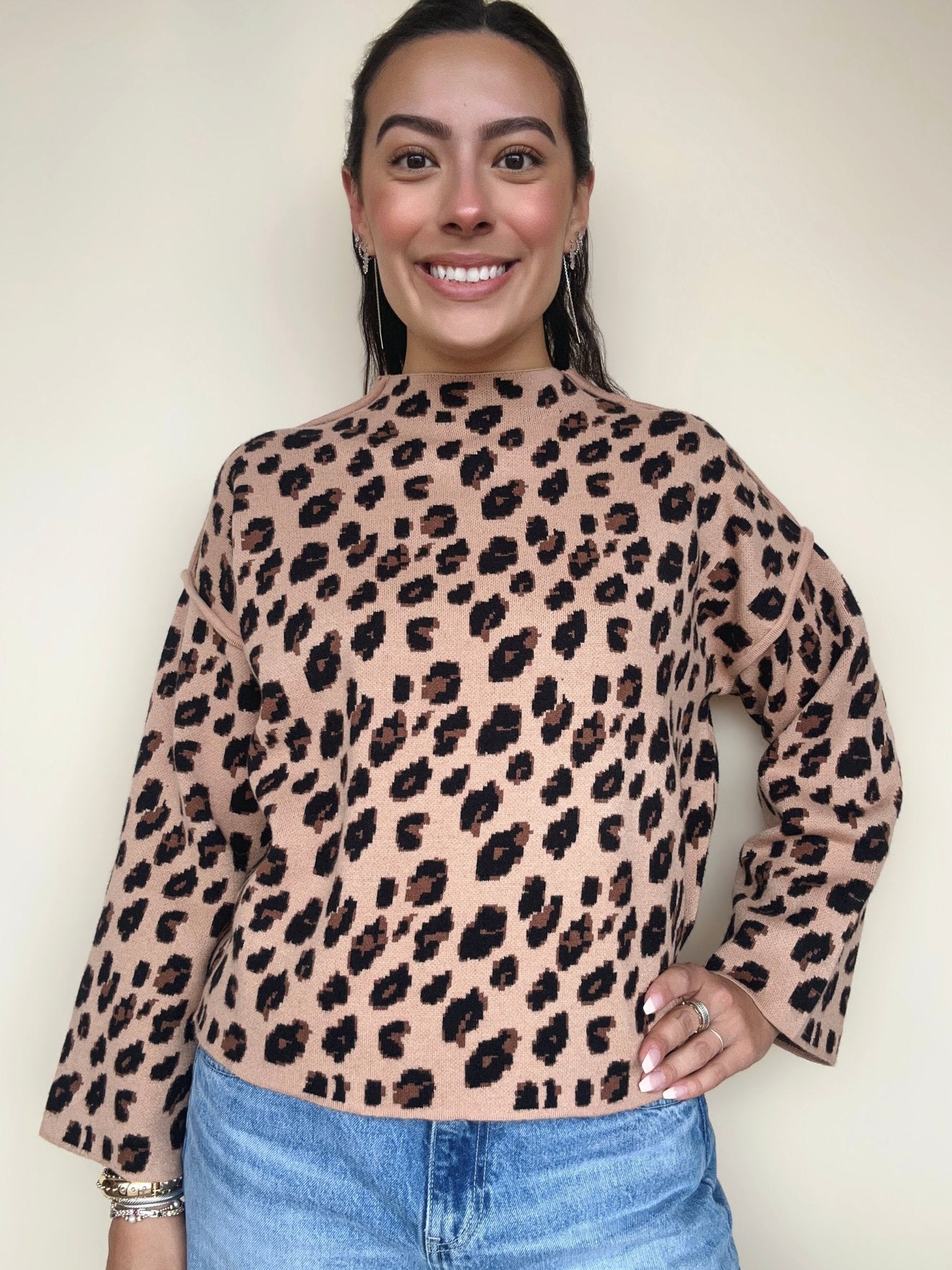 Georgia Drop Shoulder Sweater - Elle Maxine