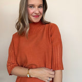 Georgia Mock Neck Sweater - Elle Maxine