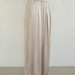 Georgia Pull On Satin Pant - Elle Maxine