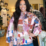 Gerbera Button Down Top - Elle Maxine