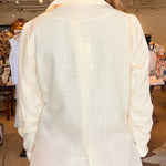 Gia Cinched Sleeve Blazer - Elle Maxine