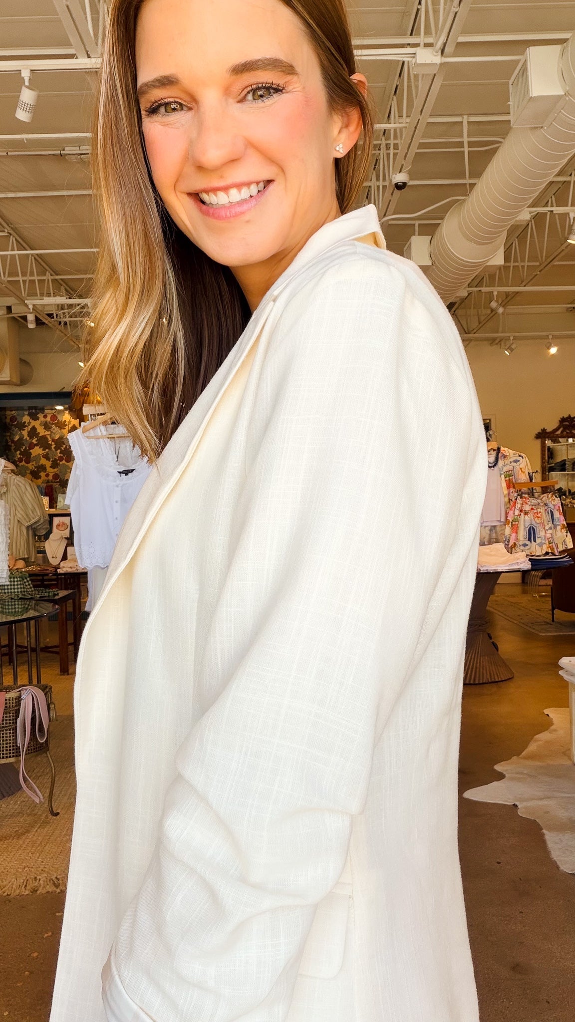 Gia Cinched Sleeve Blazer - Elle Maxine