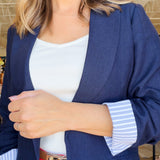 Gia Cinched Sleeve Blazer - Elle Maxine