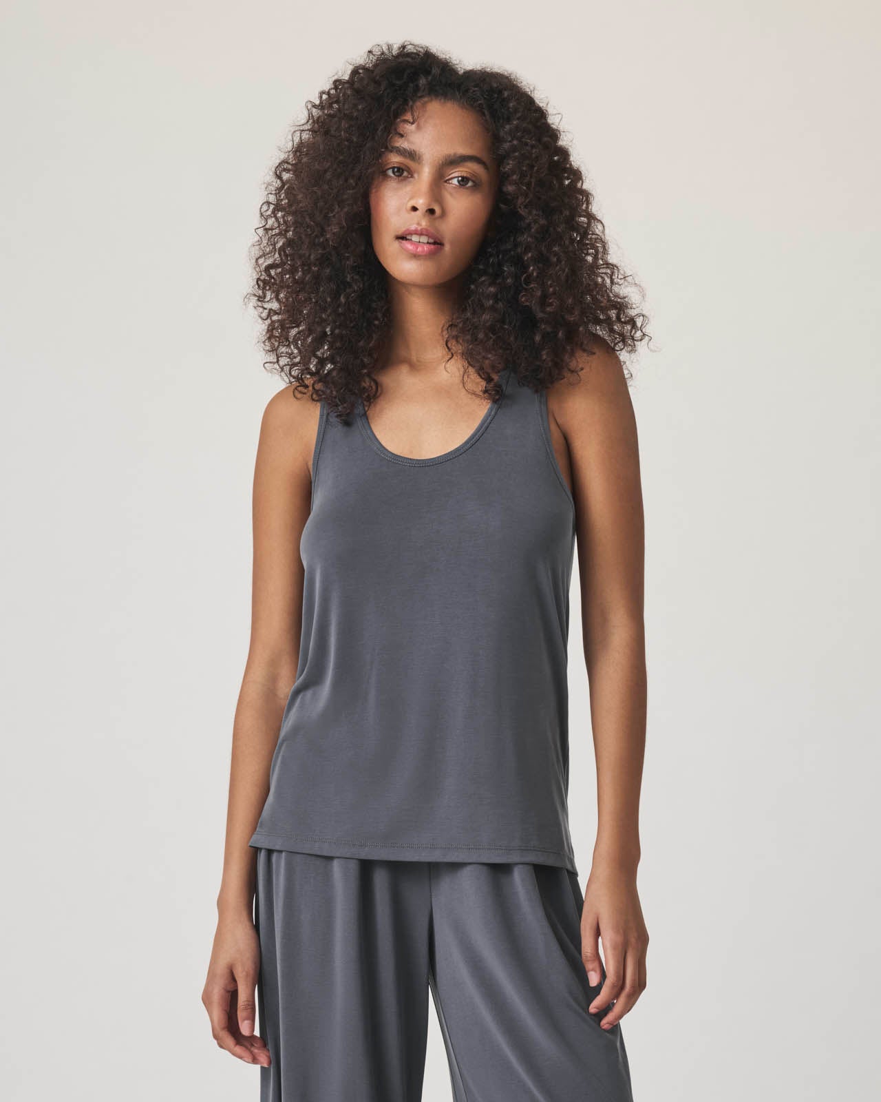 Giada Sandwash Tank - Ink - Elle Maxine