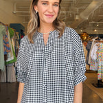 Gigi Gingham Blouse - Elle Maxine