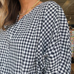 Gigi Gingham Blouse - Elle Maxine