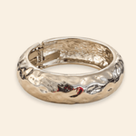 Gina Hammered Bangle - Elle Maxine
