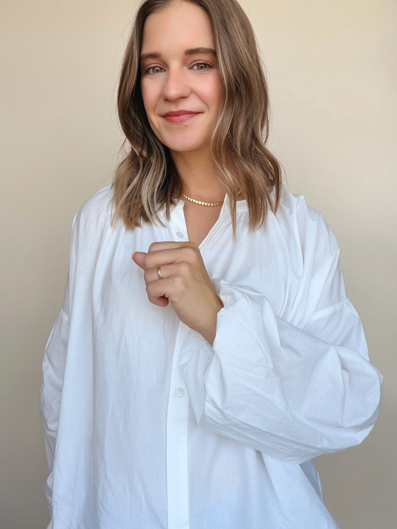 Gina Poplin Top - Elle Maxine