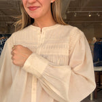 Giving the Most Pintuck Shirt - Elle Maxine