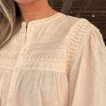Giving the Most Pintuck Shirt - Elle Maxine