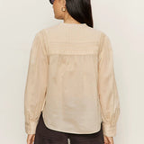 Giving the Most Pintuck Shirt - Elle Maxine