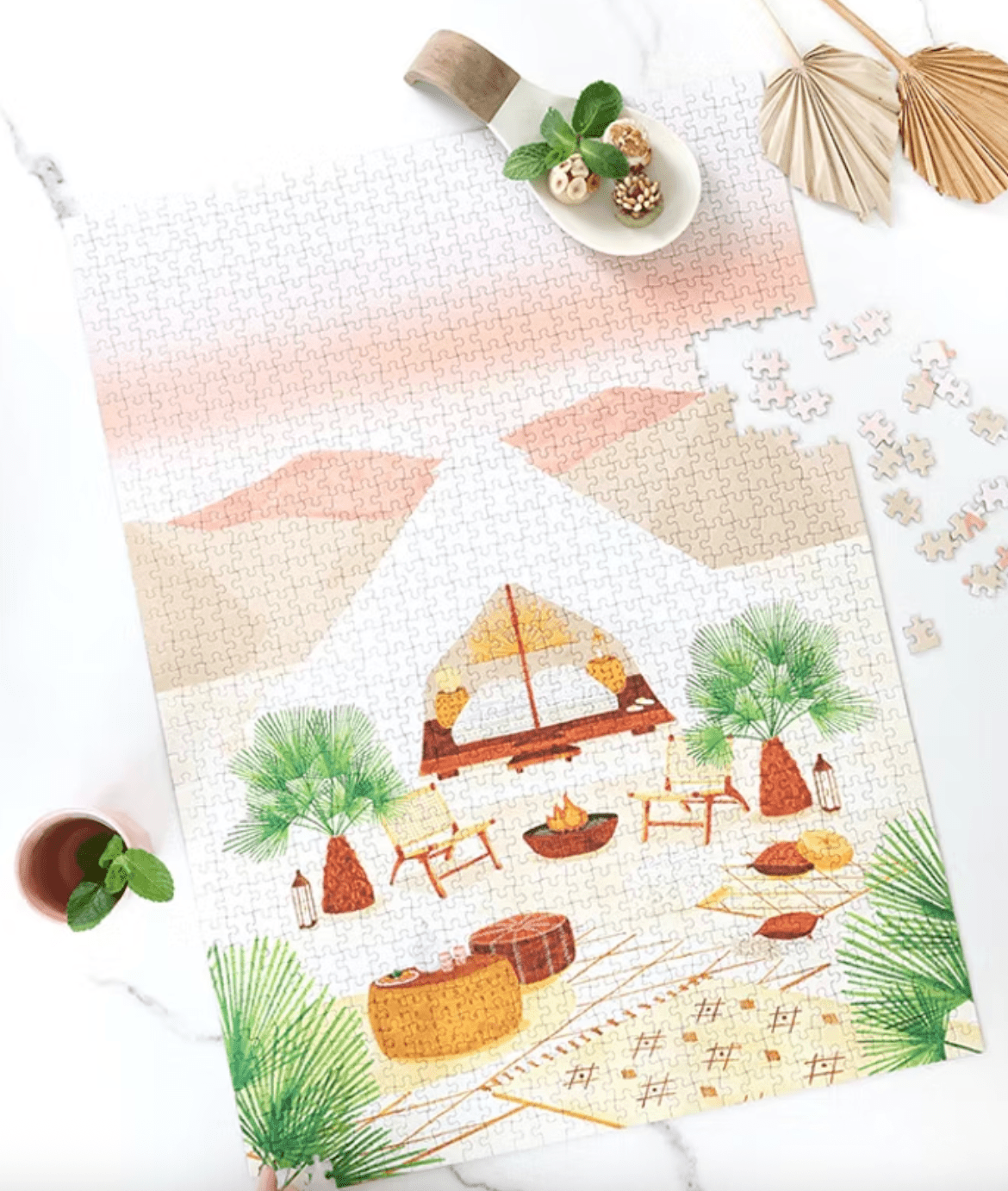 Glamping Jigsaw Puzzle - 1000 piece - Elle Maxine