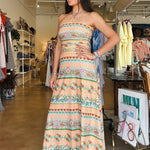 Gloria Dress - Garden Gingham - Elle Maxine