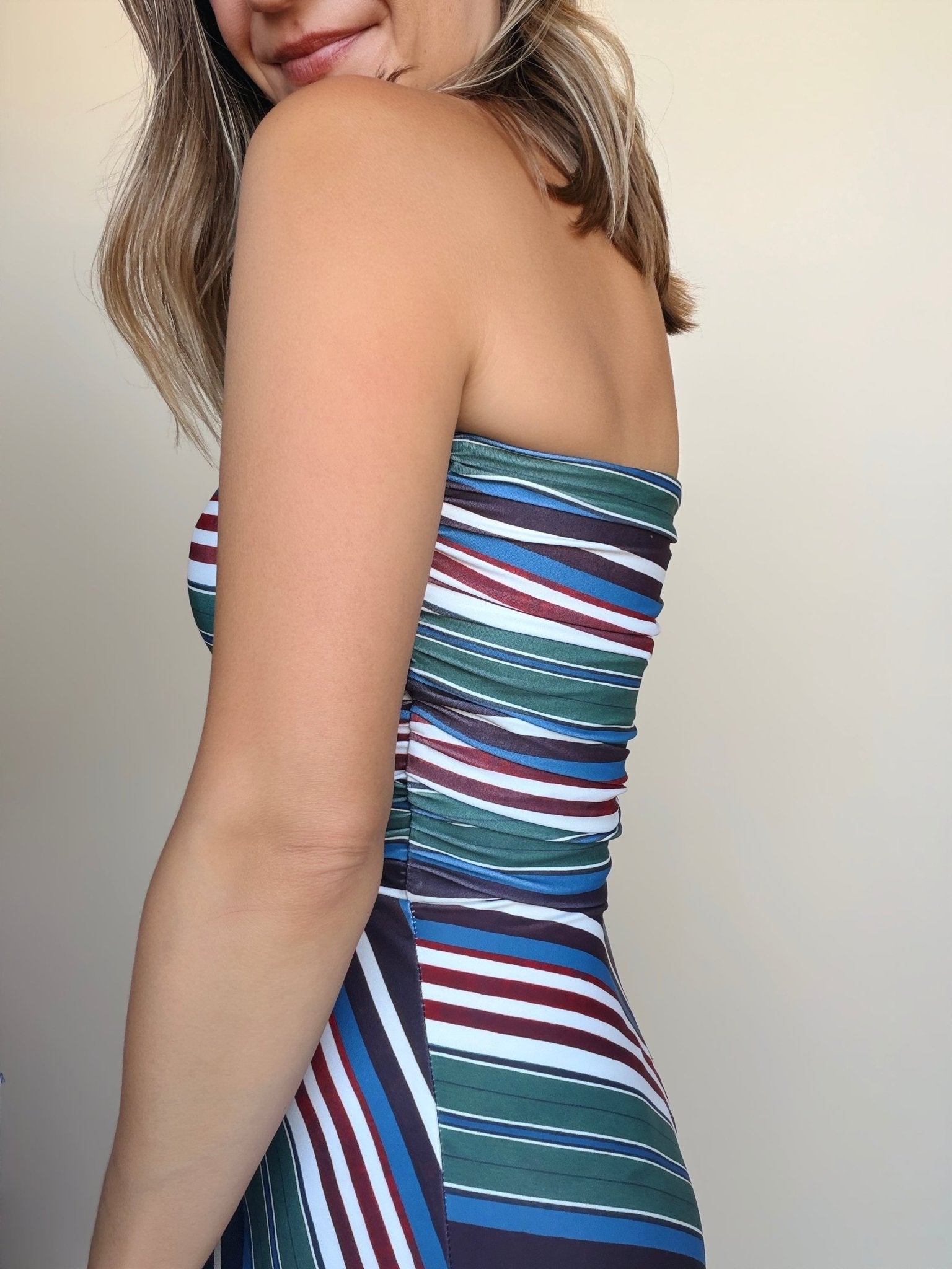 Gloria Strapless Dress - Elle Maxine