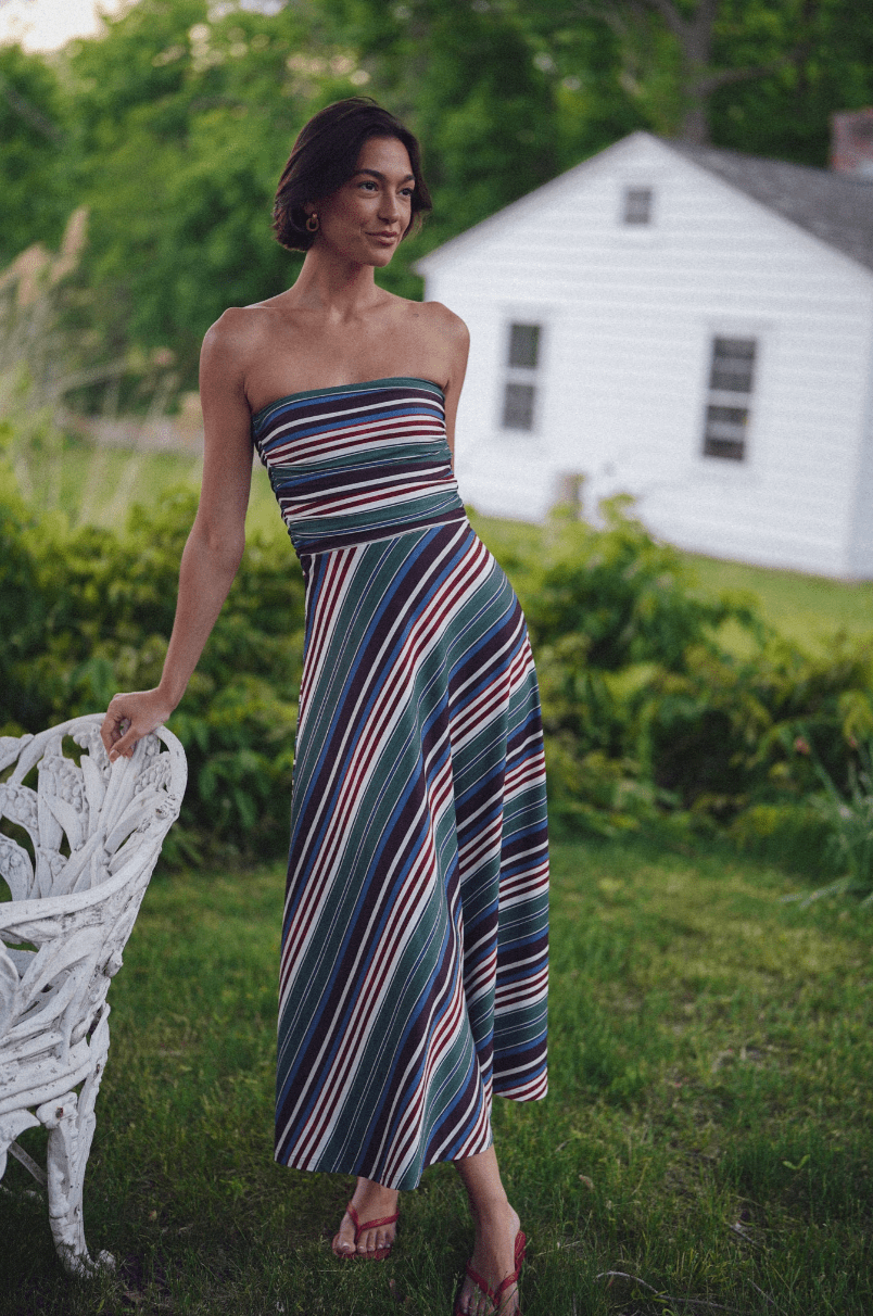 Gloria Strapless Dress - Elle Maxine