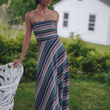 Gloria Strapless Dress - Elle Maxine