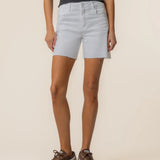 Hailey High Rise Short - Optic White - Elle Maxine