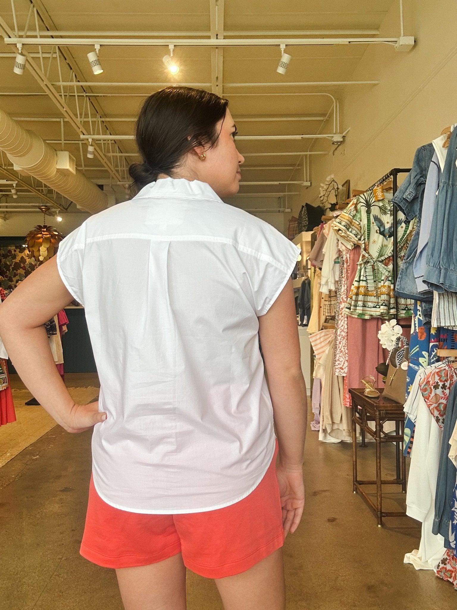 Hampton Top - White - Elle Maxine