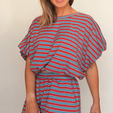 Harbor Stripe Terry Short Set - Elle Maxine