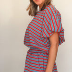 Harbor Stripe Terry Short Set - Elle Maxine