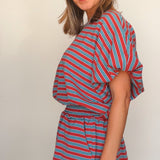 Harbor Stripe Terry Short Set - Elle Maxine