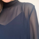 Harley Feather Trim Long Sleeve Dress - Elle Maxine