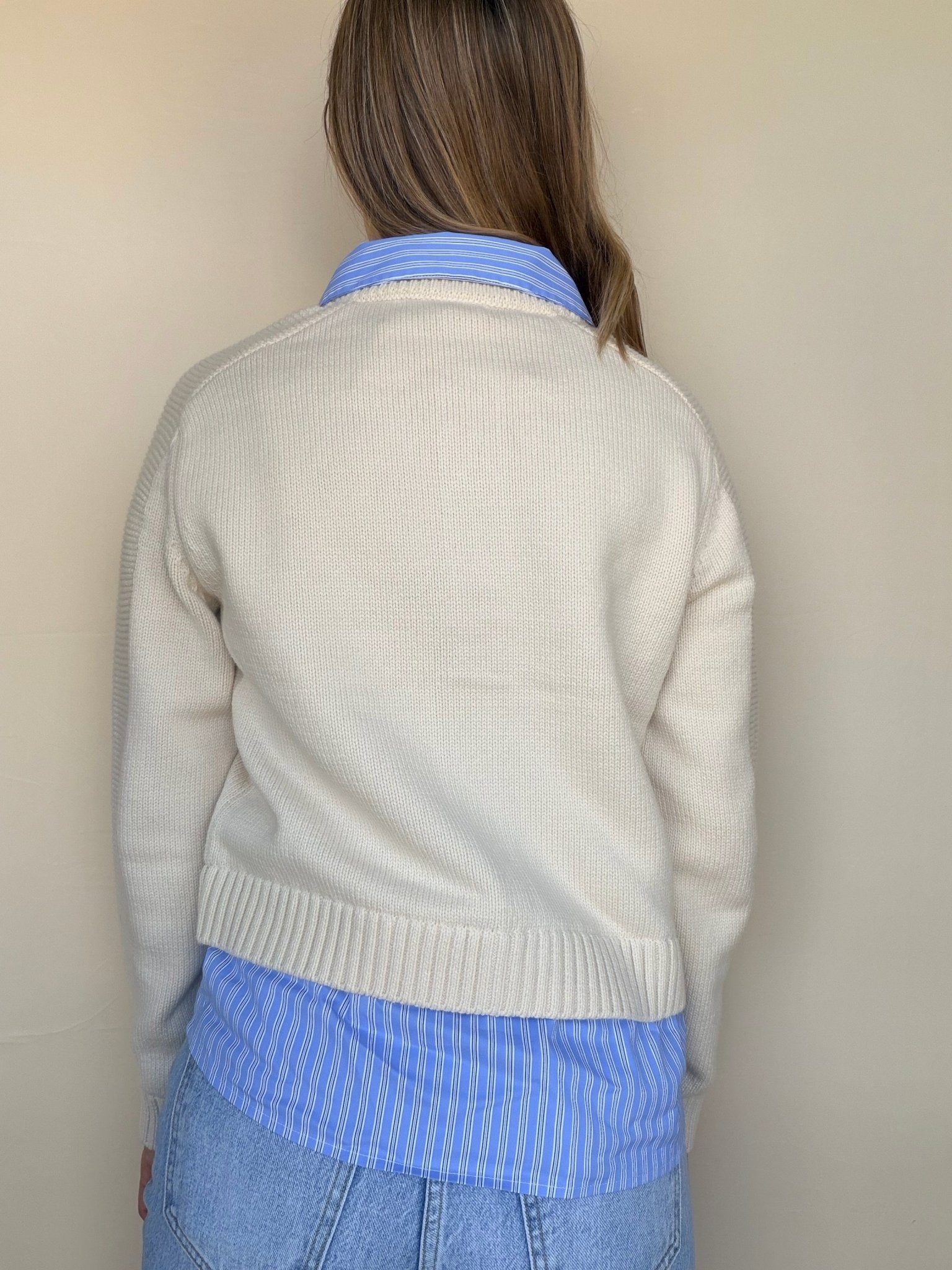 Hattie Two-By Button Up Sweater - Elle Maxine