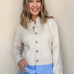 Hattie Two-By Button Up Sweater - Elle Maxine