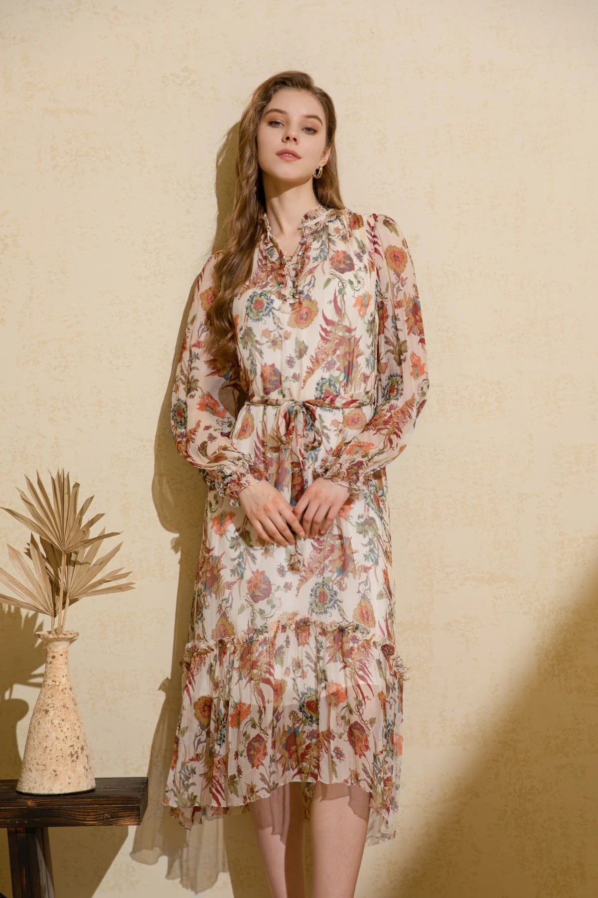 Helena Silk Dress - Elle Maxine