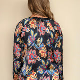 Helene Floral Button Down Top - Elle Maxine