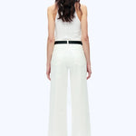 High Rise Wide Leg - White - Elle Maxine