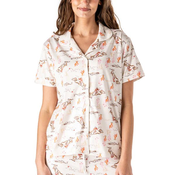 Hold Your Horses Pajama Top - Elle Maxine