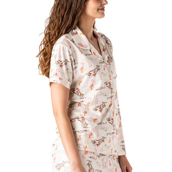 Hold Your Horses Pajama Top - Elle Maxine