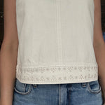 Holly Sleeveless Blouse - Birch - Elle Maxine