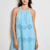 Horizon Blue Gauze Dress - Elle Maxine