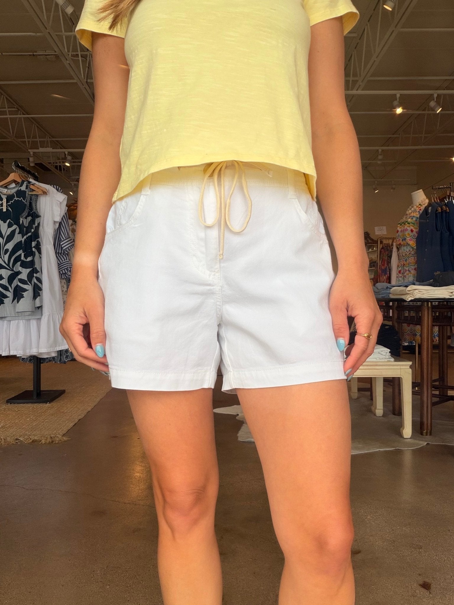 Idyll Tie Short - Chalk - Elle Maxine