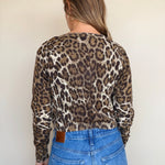 Ilana Leopard Print Cardigan - Elle Maxine
