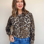 Ilana Leopard Print Cardigan - Elle Maxine