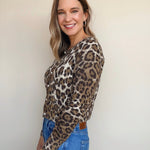 Ilana Leopard Print Cardigan - Elle Maxine