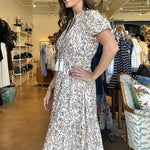 India Maxi Dress - Blue Whimsy - Elle Maxine