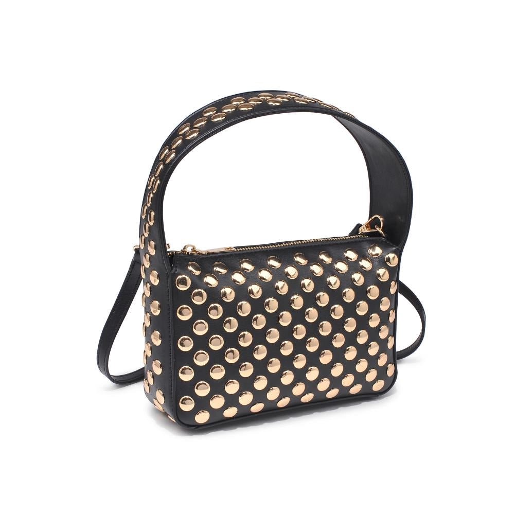 Isabel Studded Crossbody - Black - Elle Maxine