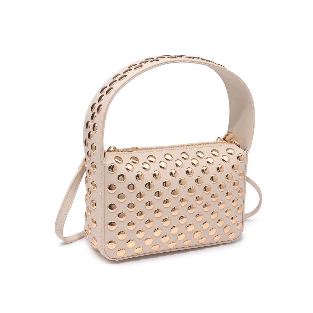 Isabel Studded Crossbody - Oatmilk - Elle Maxine