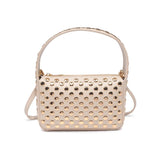 Isabel Studded Crossbody - Oatmilk - Elle Maxine