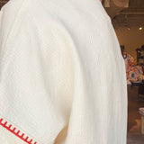Isalya Blanket Stitch Top - Elle Maxine