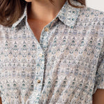 Isana Dress - Damask Skywash - Elle Maxine