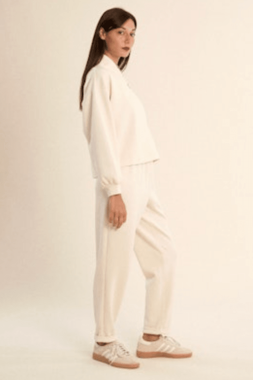 Isla Soft Knit Quarter Zip Pant Set - Elle Maxine
