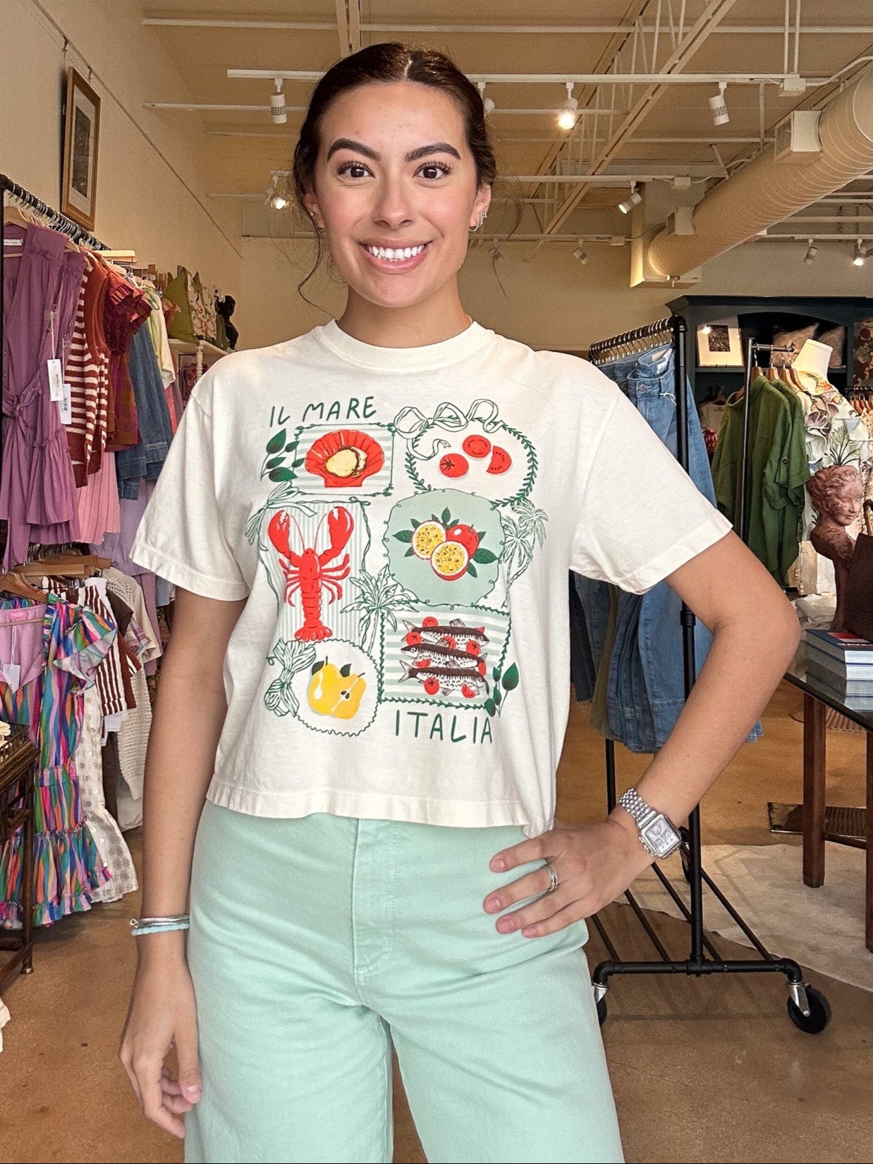 Italian Summer Tee - Elle Maxine